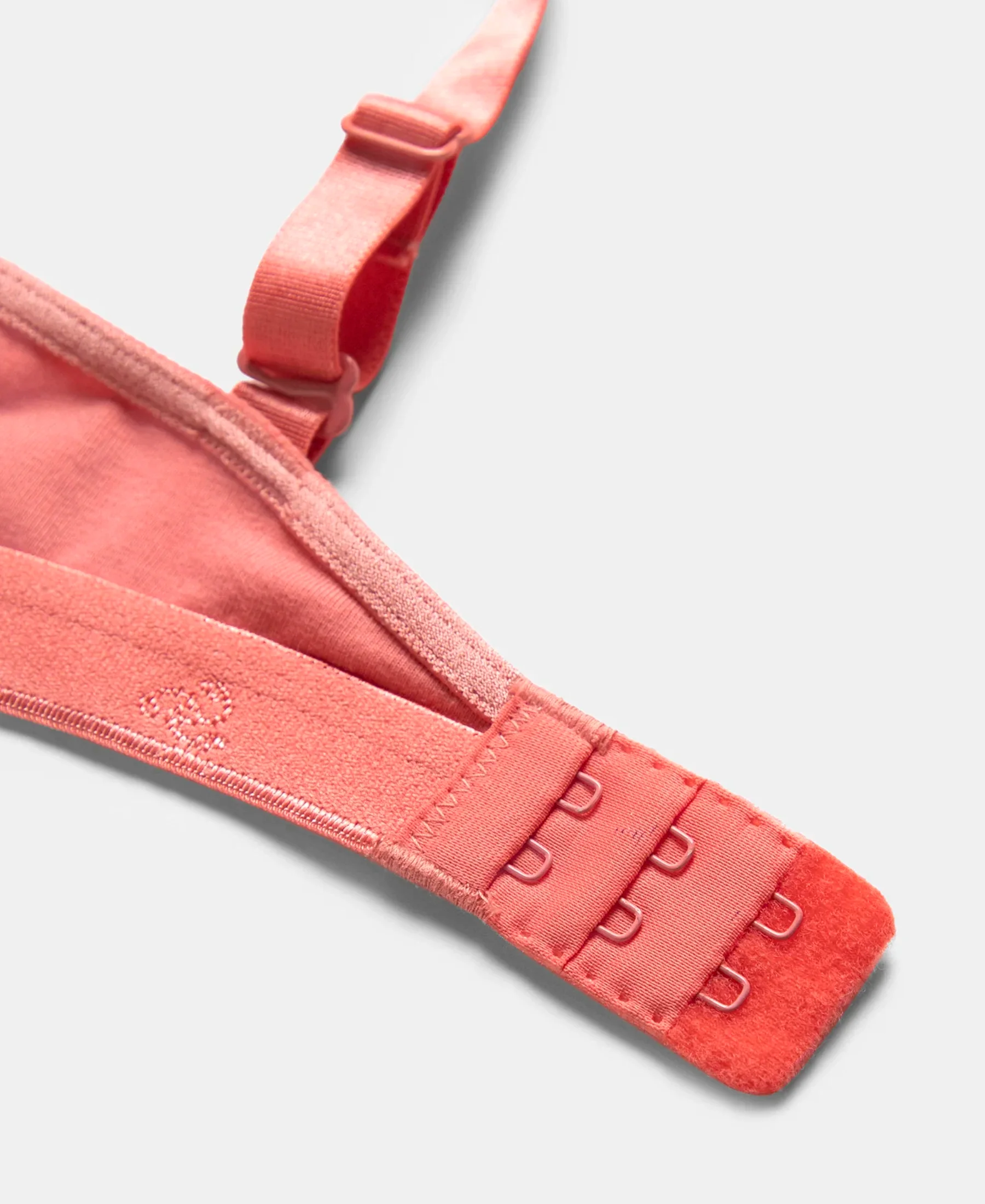 Wirefree Non Padded Super Combed Cotton Elastane Stretch Everyday Bra with Ultrasoft and Durable Underband - Blush Pink - Image 11